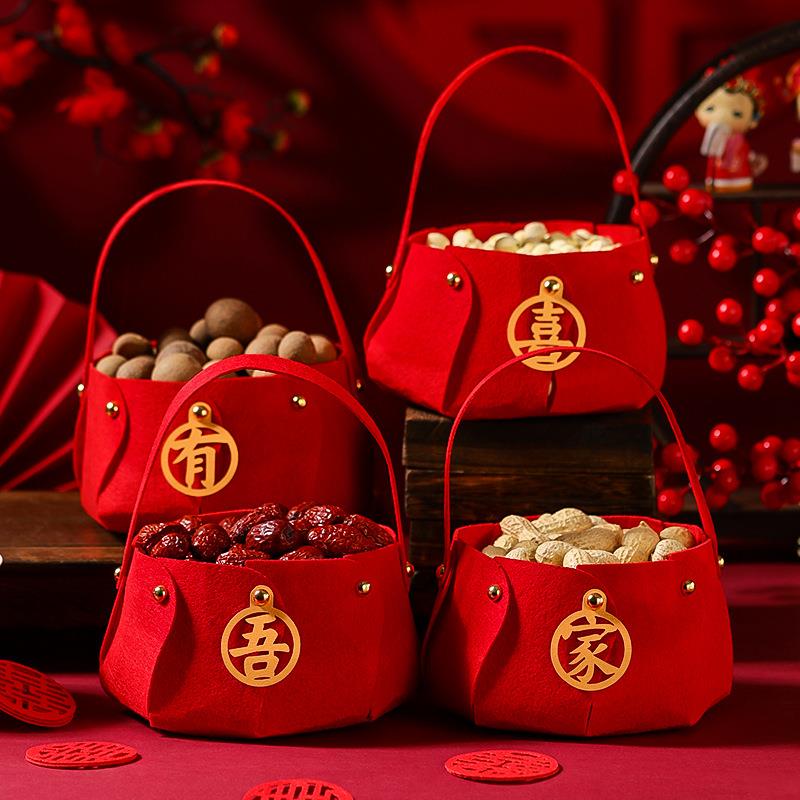 结婚早生贵子模具干果组合套装订婚桌面摆台布置婚房压床摆件装饰