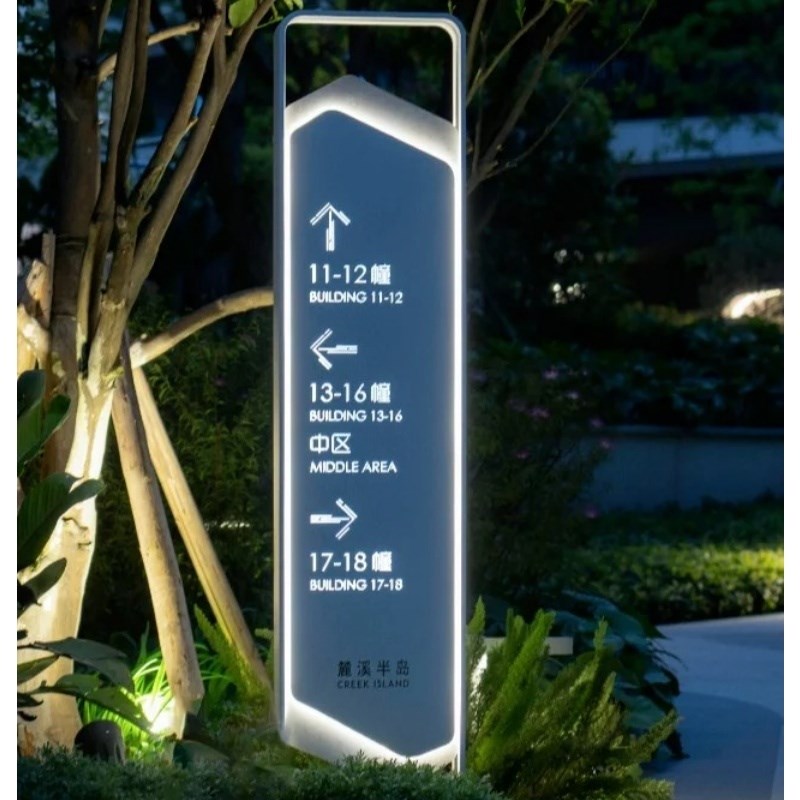 导视牌立式精神堡垒标牌引导牌村牌立牌引路牌停车V场广告牌导向