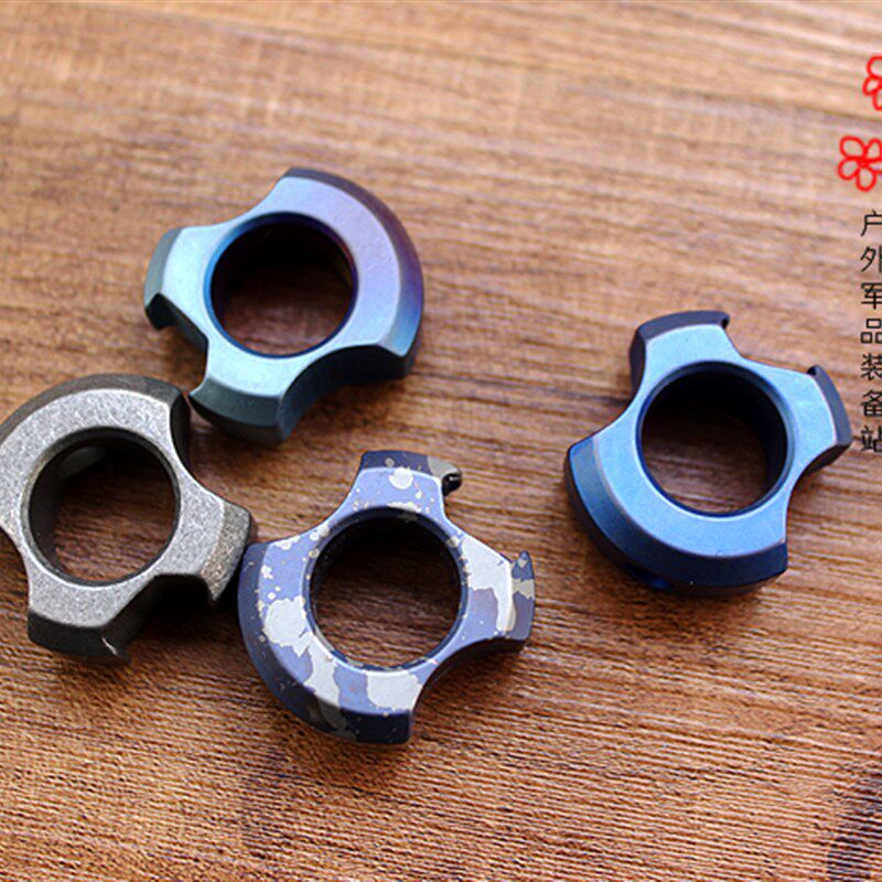 钛合金EDC刀坠伞绳挂坠,手机坠,拉链头,钥匙扣坠,饰品,开瓶器工具