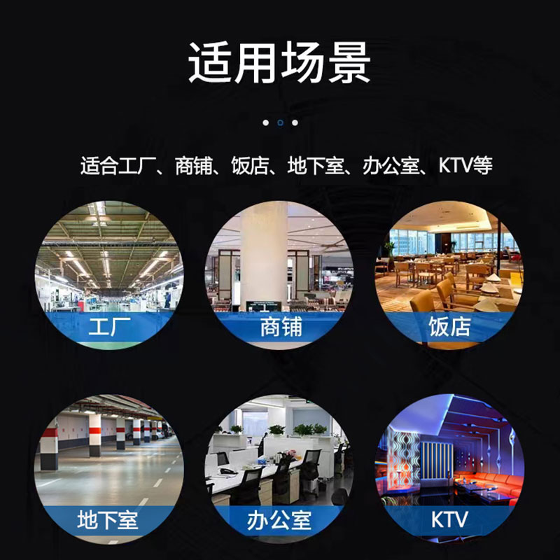 工业新风系统商业火锅店办公室吊顶新风风机全热交换新风风机双向