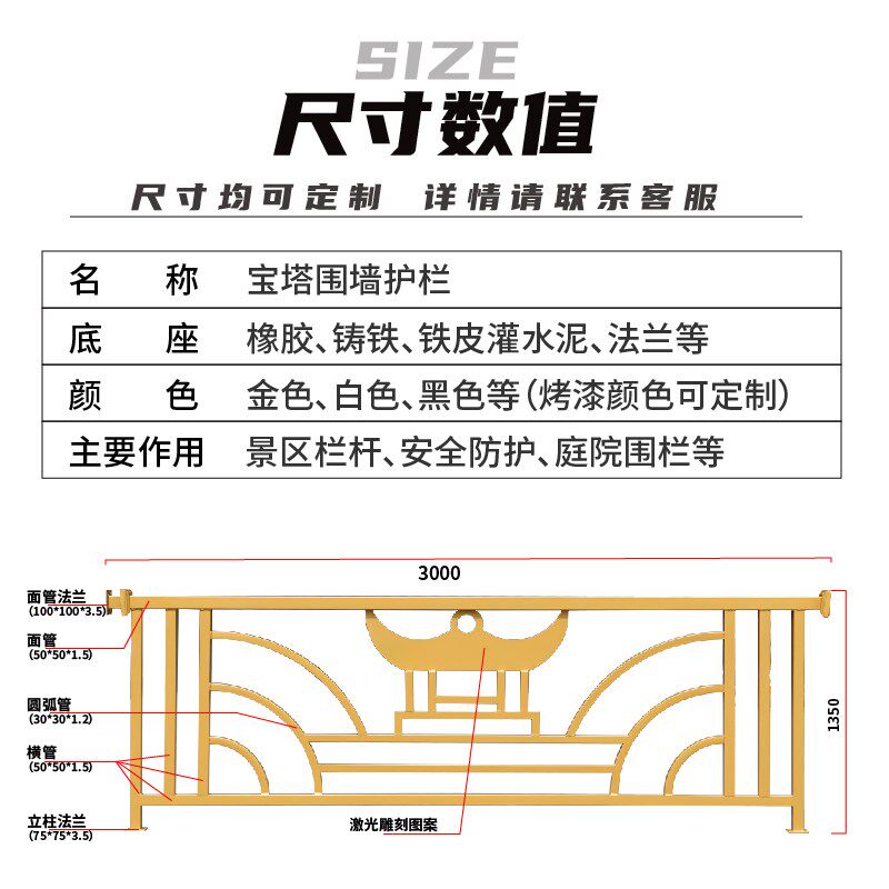 锌钢公路马路交通道路围栏市政护栏人行道隔离栏防撞栏杆防护栏