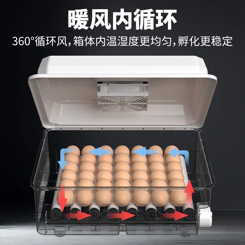 家用鸡蛋孵化器小型全自动孵蛋器鸭鹅鹌鹑智能孵化箱鸽子孵化机