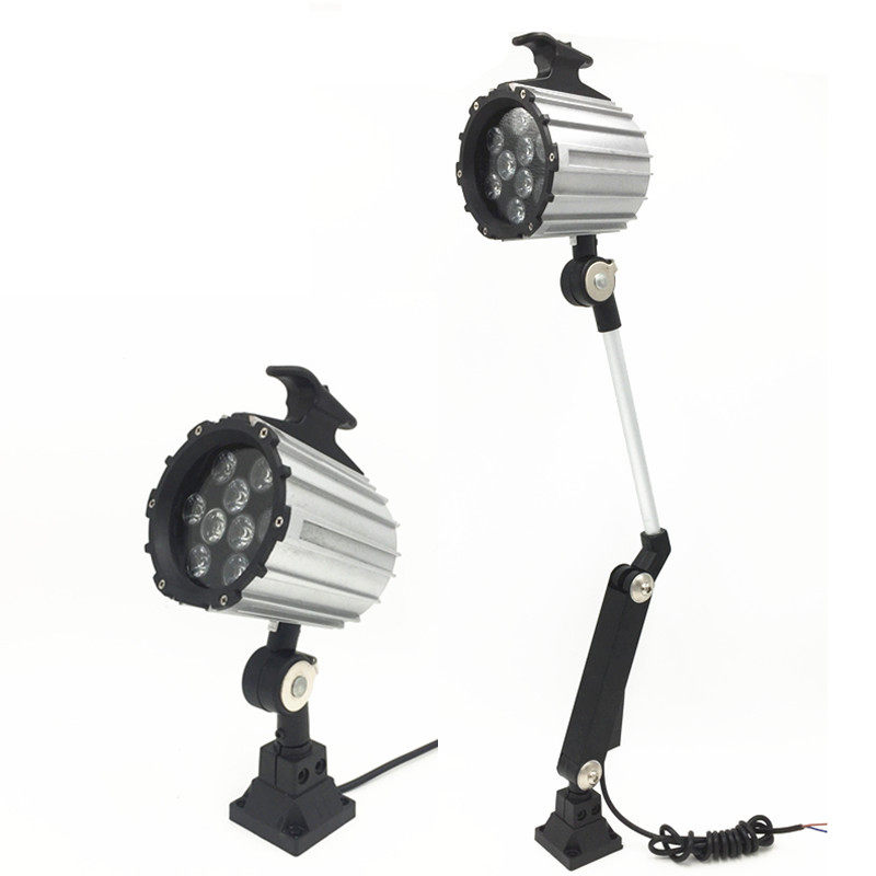 防水LED机床工作灯普通车床灯冲床铣床台灯机器设备照明灯24v220v
