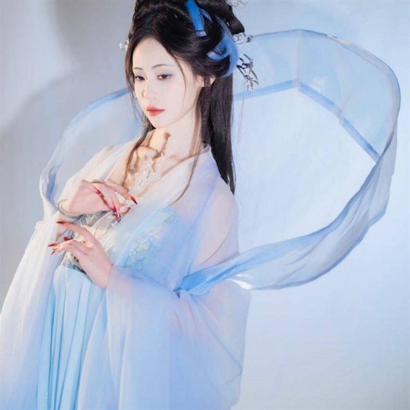 立体披帛哪咤混天绫铁丝实拍古风红色天飘带飘纱丝带绸缎汉服配饰