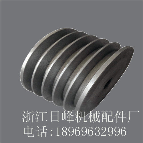 三角皮带轮 铸铁 电机皮带盘 B型五槽/5B直径100-200mm(平)厂家
