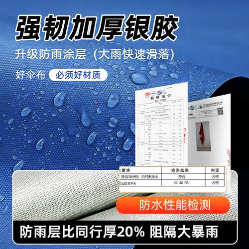 大型户外摆摊专用大雨伞商用货车遮阳伞太阳伞长方形防晒加厚雨棚