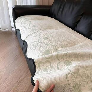 沙发垫垫夏季凉爽冰丝绸固定防滑可洗垫套布2025夏季新款式