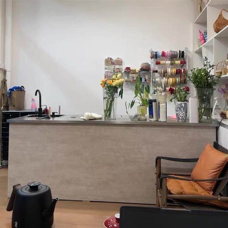 花店操作台花艺包插花工作台咖啡奶茶吧台操作水吧台蛋糕甜品吧台
