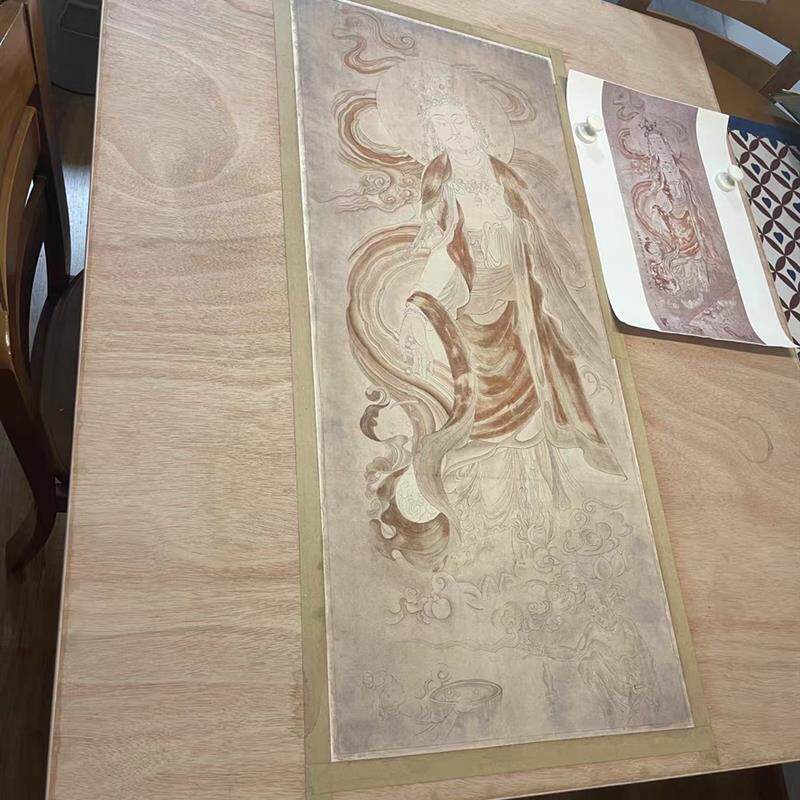 工笔专用裱板画板 磁性画板 工笔画木制专用画板
