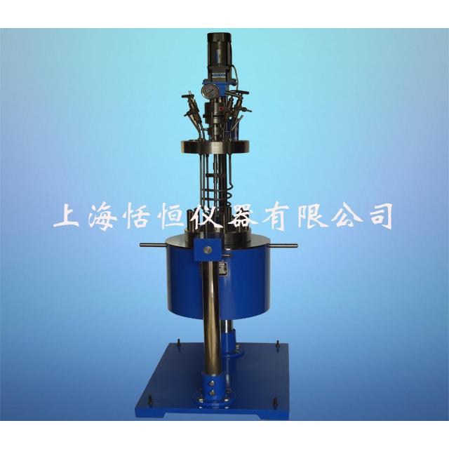 CJF不锈钢高压反应釜升降式小型实验室高温高压反应釜氟化反应釜