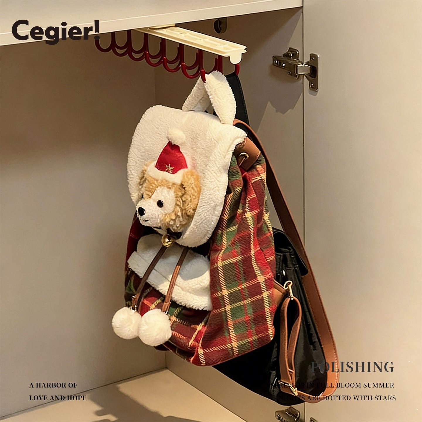 Cegier.围巾架内衣挂架家用衣柜可抽拉挂钩多巴胺壁挂式 | 削惫