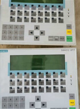 议价显示屏OP17两个,两个外壳均有不同程度破损,机器是原