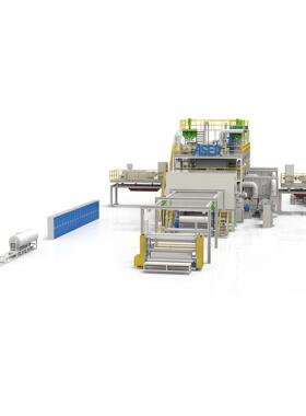 4.2米 SMMSS纺熔无纺布设备 SSMMS纺粘熔喷无纺布生产线