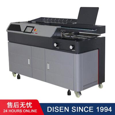 Perfect binding machine印刷厂设备全自动高速书本胶装机工厂用