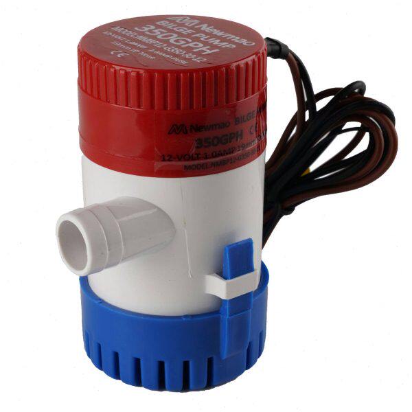 厦门船用游艇直流小型潜水泵12V350GPH舱底泵抽水排水泵电动水泵