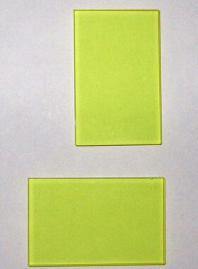 滤光片波通 截止 滤镜J滤光片49B,30型0x60mm黄色玻璃长尺寸