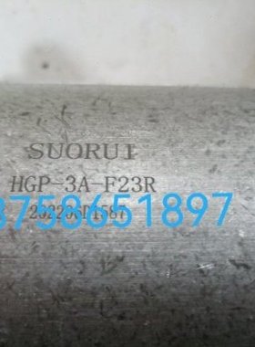 SUORUI齿轮泵HGP-3A-F19R/6R/8R/11R/14R/17R/23R/25R/28R油泵