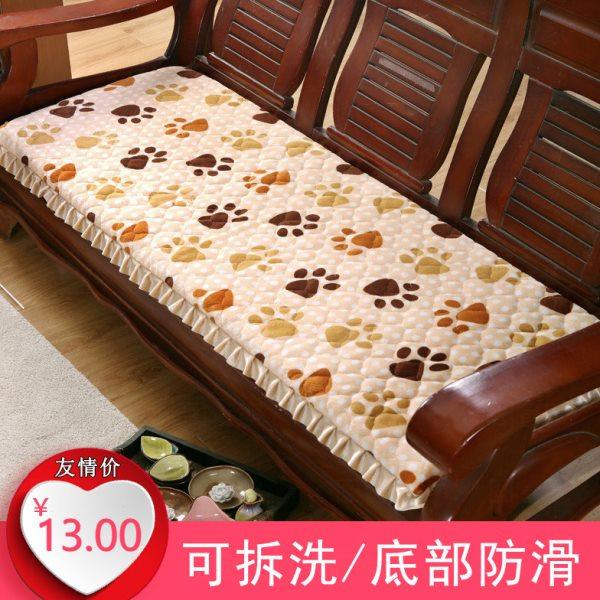 老式木头沙发垫三人座1.5/1.6/1.7/1.8,1.9m2米长红实木沙发坐垫,居家布艺,沙发垫,淘宝优惠券,粉丝福利购,淘宝优惠卷