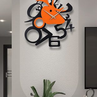 钟表挂钟客厅餐厅创意时尚 网红时钟 家用挂墙装 饰现代简约大气个性