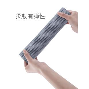 橙色对折胶棉拖把头 免手洗吸水海绵浴室挤水家用拖把替换头