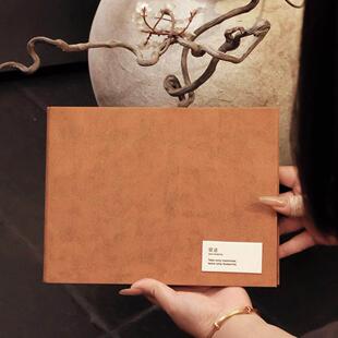 活页覆膜相册2孔A5活页本可拆卸外壳相册卡册拍立得相册收纳本diy