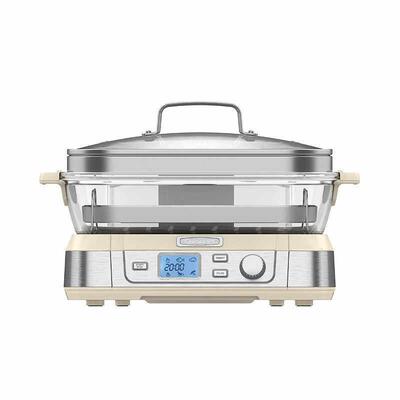 美膳雅CUISINART数码玻璃电蒸锅STM-2000CRMCN家用蒸炖大容量一体
