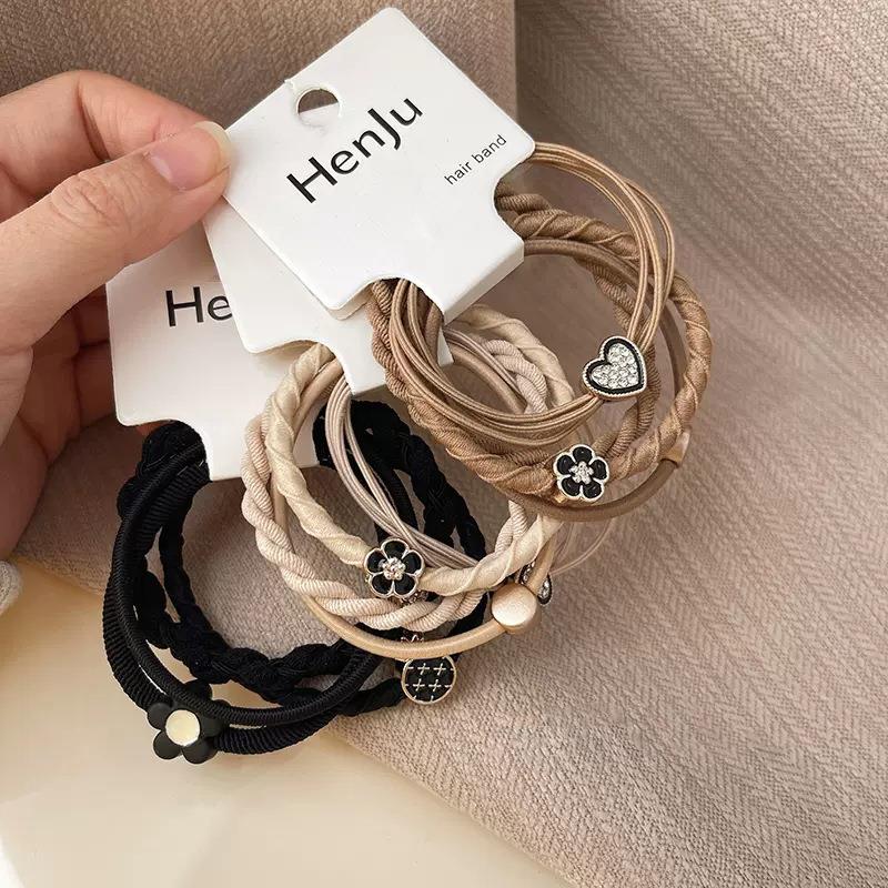 爱心头绳女生高级感扎头发绳高弹力耐用橡皮筋高颜值儿童皮套头饰