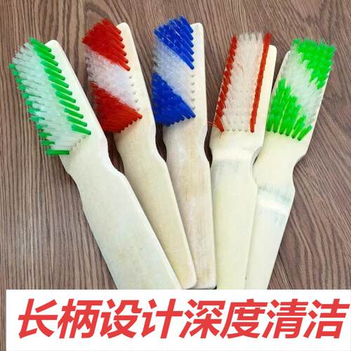 长柄竹鞋刷老式洗鞋刷鞋子专用板刷家用木把硬刷子木头木柄刷