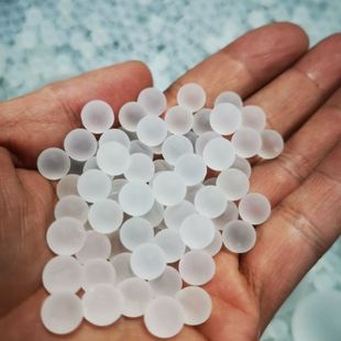 磨砂玻璃珠鱼缸装 100mm实验菌种培育 饰珠子雾面多种规格可定 制2