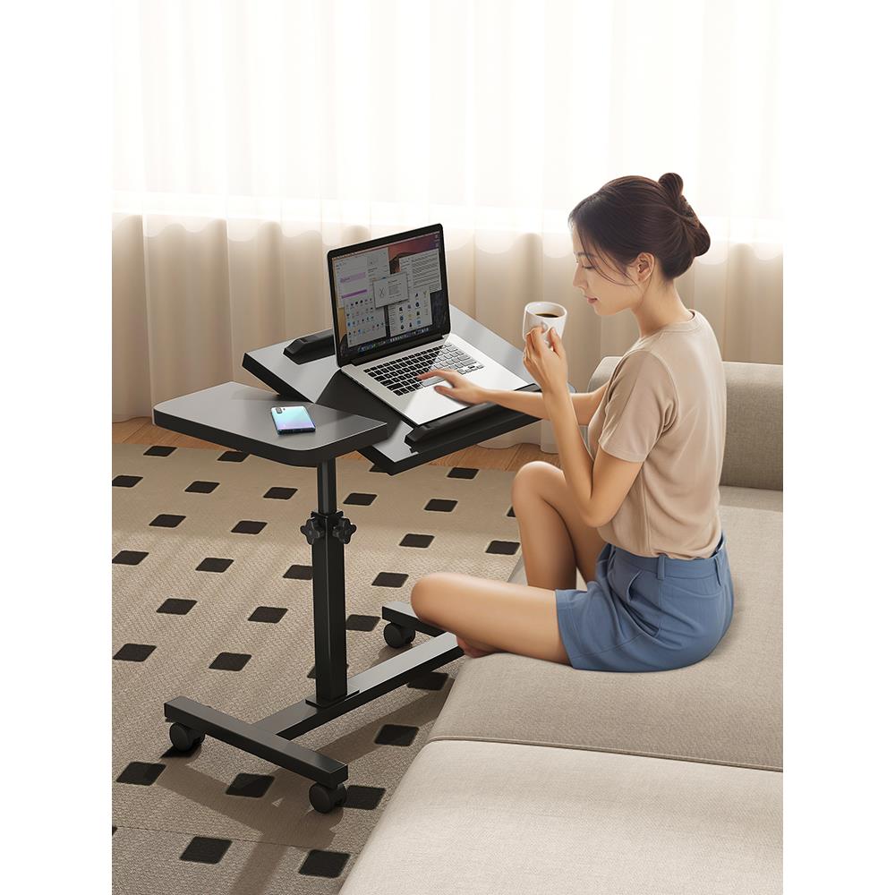 沙发边几可移动升降床边桌家用客厅茶几折叠书桌电脑桌卧室学习桌