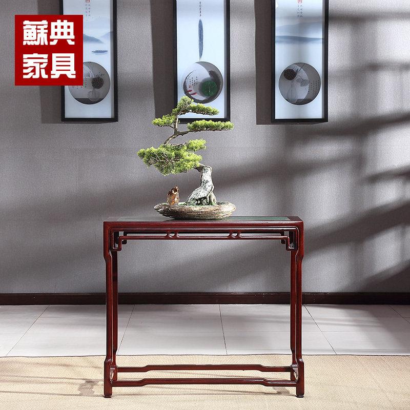 红木条案酸枝木条几案台案几玄关桌明式石面中式书案实木平头案桌