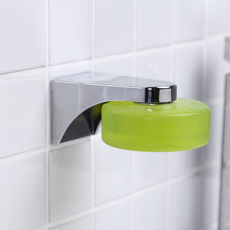 家居磁铁吸皂器创意香皂盒卫生间壁挂式置物沥水肥皂架免打孔无痕