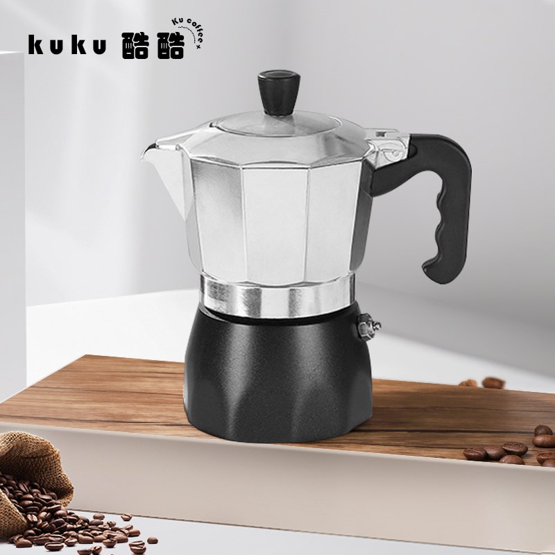 摩卡壶双压阀煮咖啡壶家用小型器具全自动意式萃取手冲咖啡壶套装
