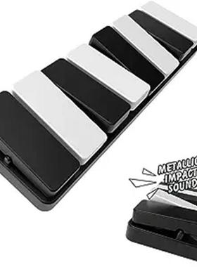 流行铝合金黑色和白色钢琴8键跷跷板ed跷跷板推板