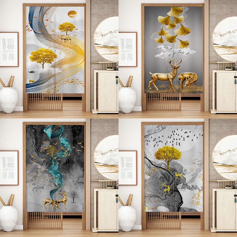 北欧短帘厨房定制半帘布艺门帘家用卧室装饰帘子厕所隔断玄关挂帘