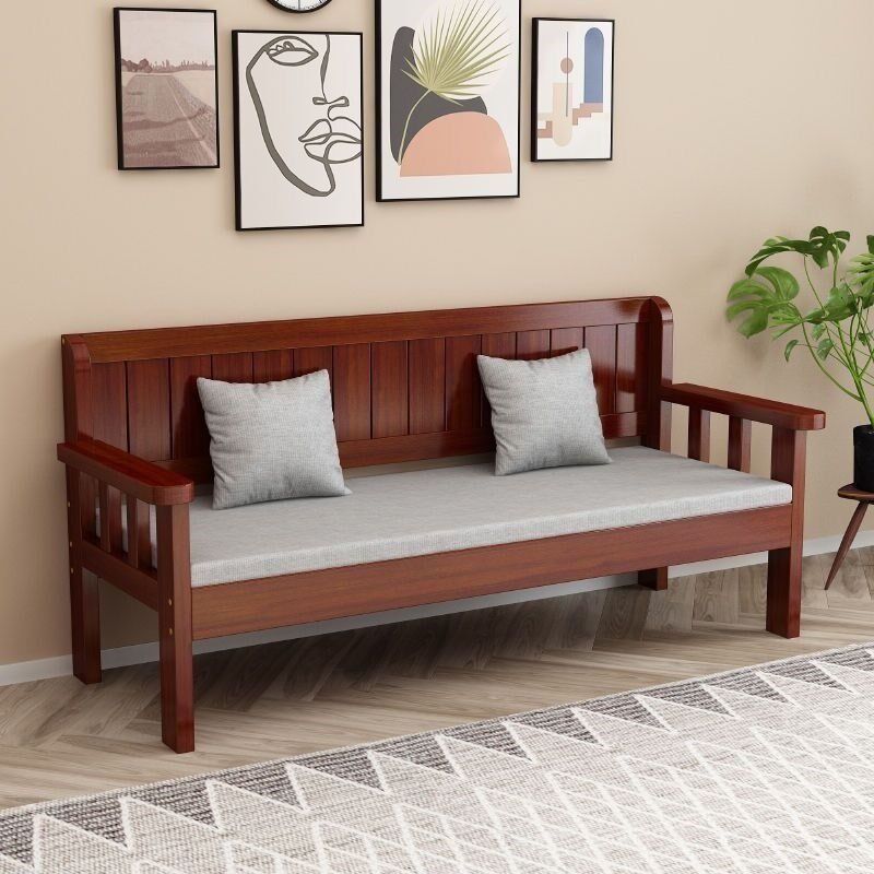 实木沙发组合客厅三人四人靠背长椅现代简约小户型阳台卧室沙发椅