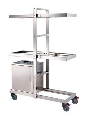 方酒店C-91星级豪华酒店饭店餐厅西厨后厨不锈钢保温箱存放车