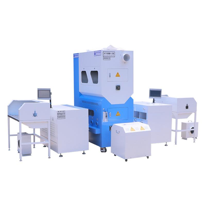 厂供福大时尚运动羽绒服轻盈蓬松充绒全自动小体积称重充绒机