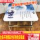 桌桌折叠户外学习方形摆滩烤棋牌长桌子不锈钢台火办公取暖餐桌圆
