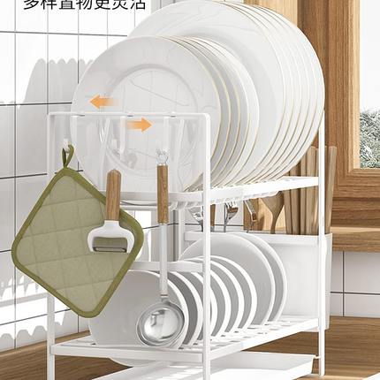 厨房窄款碗碟沥水架小尺寸免安装台面窗台碗盘收纳置物架放碗筷架