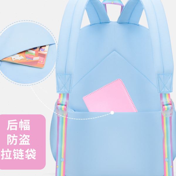 新款学生书包1-9年级韩版负护脊可爱女生儿童双肩包