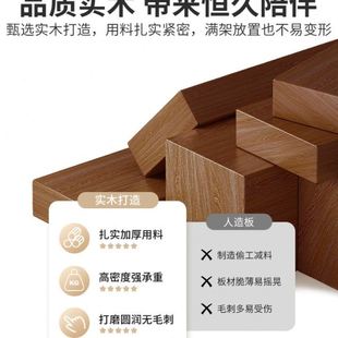 木书架窄柜子墙角置物架落地靠墙转角夹缝简易收纳储物家用书柜