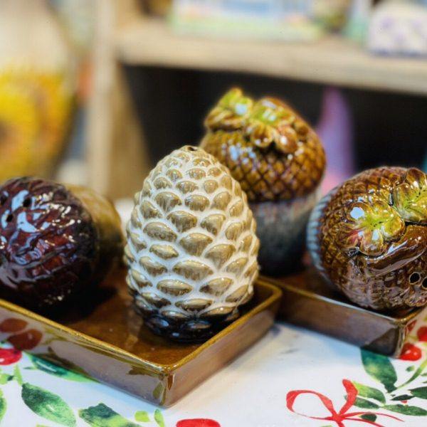 窑变松果榛子高温陶瓷家居装饰品陶瓷调味瓶胡椒瓶摆件粉瓶牙签筒,包装,陶瓷瓶,淘宝优惠券,粉丝福利购,淘宝优惠卷