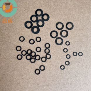 黑色石墨垫片钼尼龙垫片塑料垫圈耐磨温绝缘加厚平垫密封圈