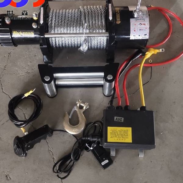14000磅 LBS 4WD 12DC 电动绞盘 牵引机
