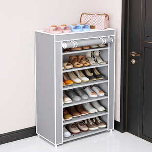 2024 柜防尘外罩宿舍出租屋收纳爆款 多层鞋 架子家用门口好看简易鞋