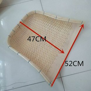 厂促手工簸箕柳编竹编藤编个土簸箕筲箕家用农村农用扫除簸箕小塘