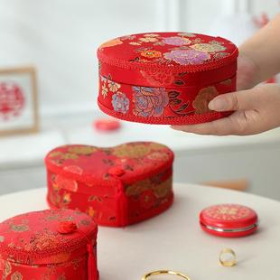 家用针线包豪华家用高级婚庆用品 针线盒结婚嫁妆陪嫁用品针线套装