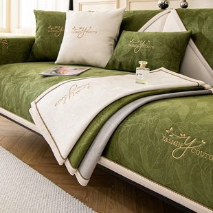 通用轻奢风高端靠背巾现代坐垫新款 沙发垫四季 沙发套罩盖布座垫子