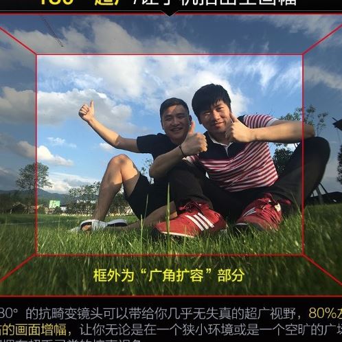 手机镜头玻璃材质0.6X广角+15倍微距二合一反常用外置镜头